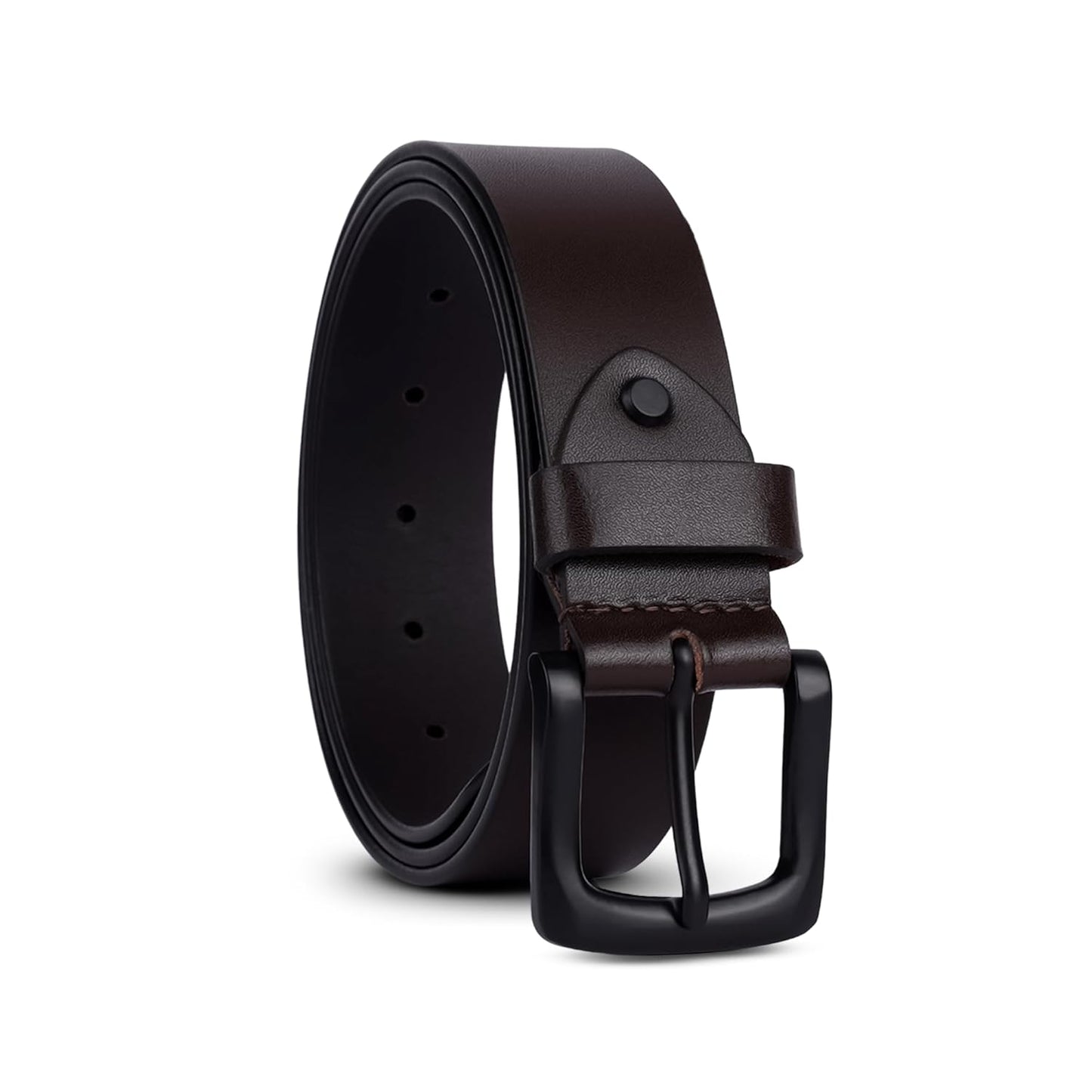 Hamvora Genuine Leather Belt for Men Formal & Casual Wear - Belts for Men Leather Original, Durable Buckle - Belt for Man - Gift for Husband, Father, Friend