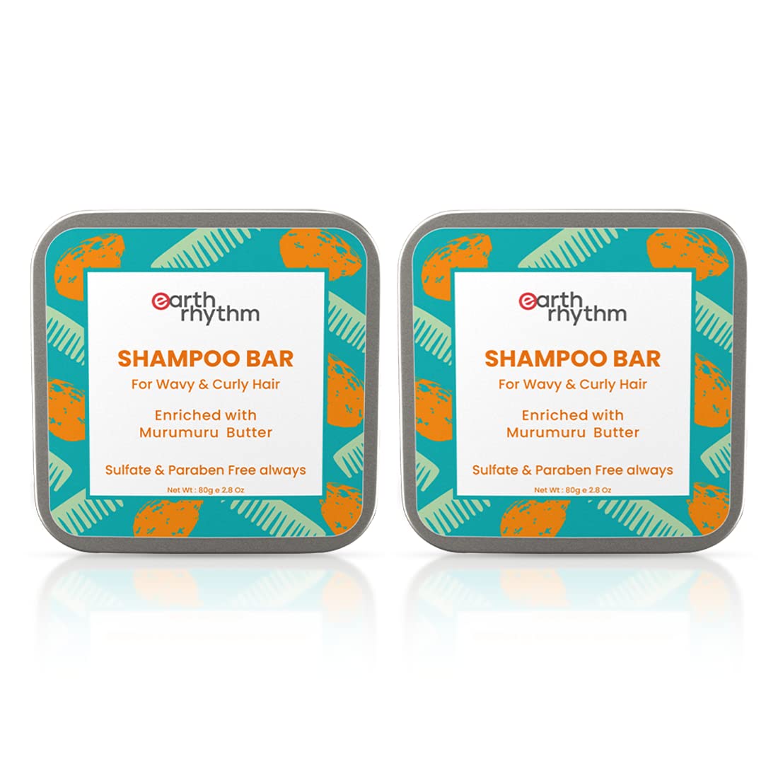 Murumuru Butter Shampoo Bar for Dry, Curly Hair - Sulfate-Free, 80g
