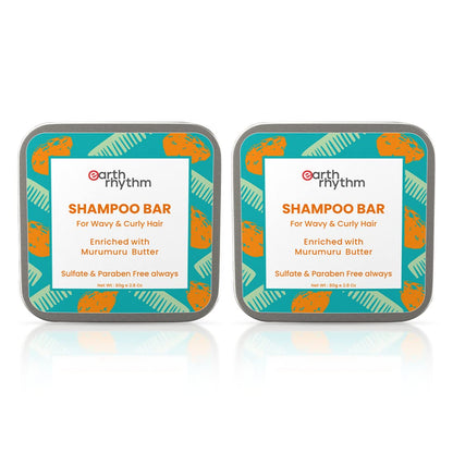 Murumuru Butter Shampoo Bar for Dry, Curly Hair - Sulfate-Free, 80g