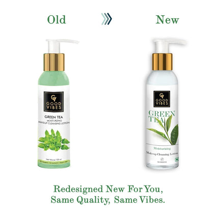 Good Vibes Moisturizing Makeup Cleansing Lotion - Green Tea