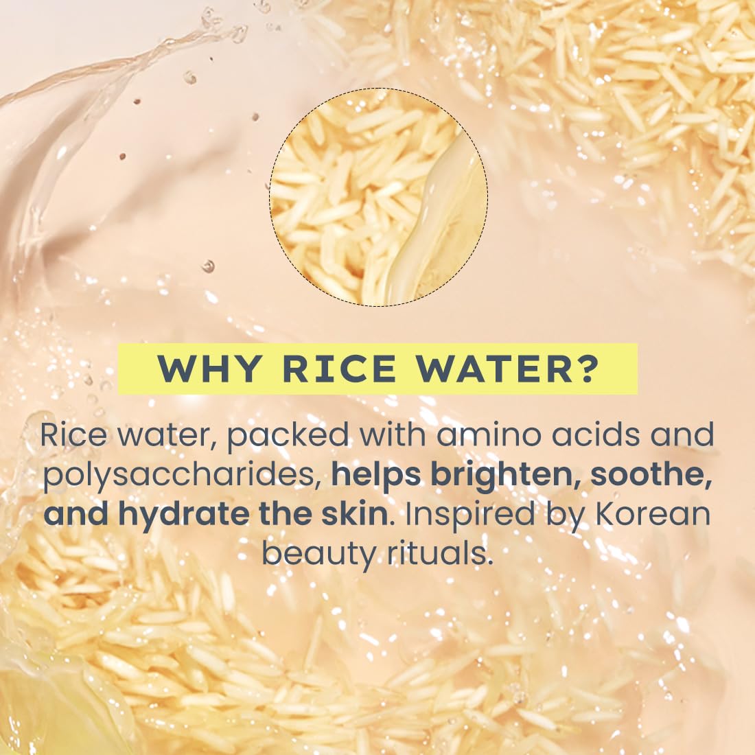 Hyphen Rice Water Brightening Serum Pads with Niacinamide, 50 Pads