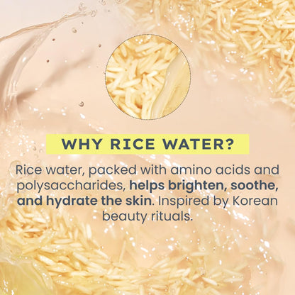 Hyphen Rice Water Brightening Serum Pads with Niacinamide, 50 Pads
