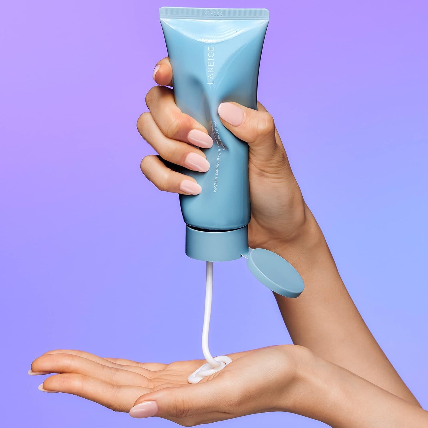 LANEIGE Water Bank Hyaluronic Acid Cleansing Gel Foam | Hydrating Facial Cleanser with Hyaluronic Acid | Gentle Formula for Clean, Refreshed Skin | Korean Skincare Essential-150ml