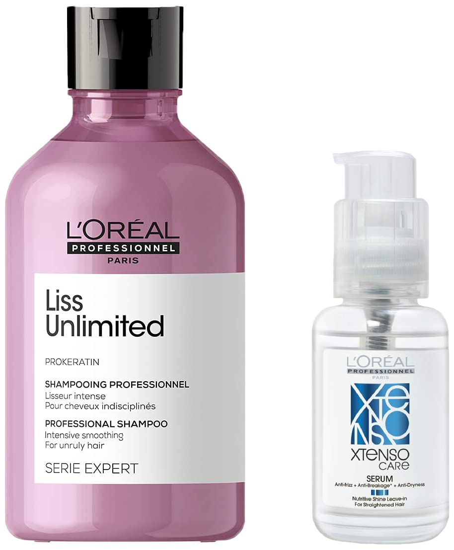 L'Oréal Professionnel Liss Unlimited Professional Shampoo For Unruly Hair, 300ML | Intensive Smoothing Shampoo