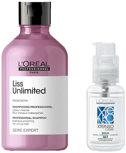 L'Oréal Professionnel Liss Unlimited Professional Shampoo For Unruly Hair, 300ML | Intensive Smoothing Shampoo