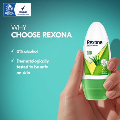 Rexona Aloe Vera Women's Antiperspirant Roll-On Deodorant 50ml