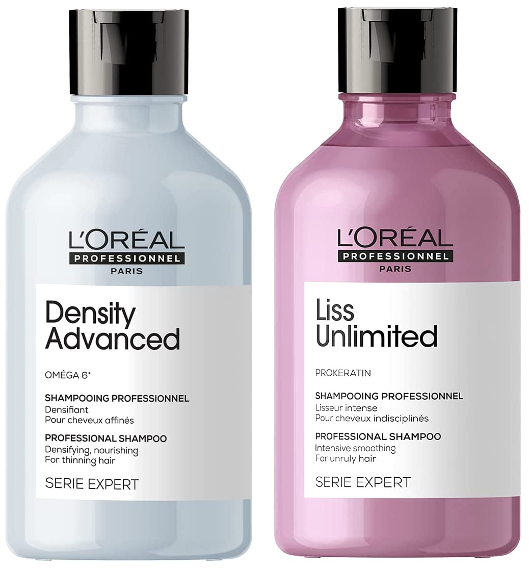 L'Oréal Professionnel Liss Unlimited Professional Shampoo For Unruly Hair, 300ML | Intensive Smoothing Shampoo