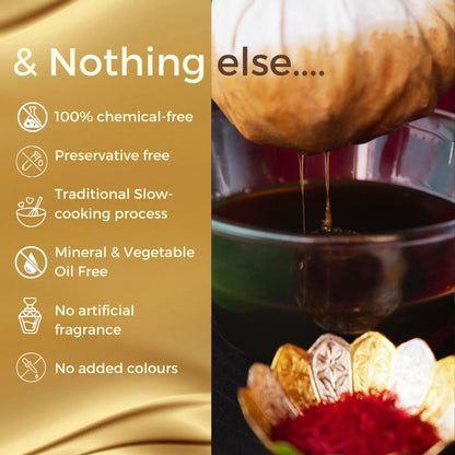 The Tribe Concepts 24K Kumkumadi Thailam Enriched With Saffron Haridra & Manjistha- Chemical Free & Natural - 30 ml
