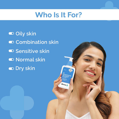 The Derma Co 2% Niacinamide Oily Skin Cleanser for Sensitive, Oily &amp; Combination Skin 125 ml