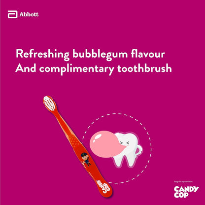 Luxury Children's Bubblegum Toothpaste with Free Toothbrush 70g
