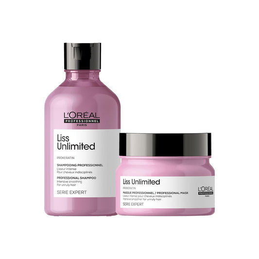 L'Oréal Professionnel Liss Unlimited Professional Shampoo For Unruly Hair, 300ML | Intensive Smoothing Shampoo