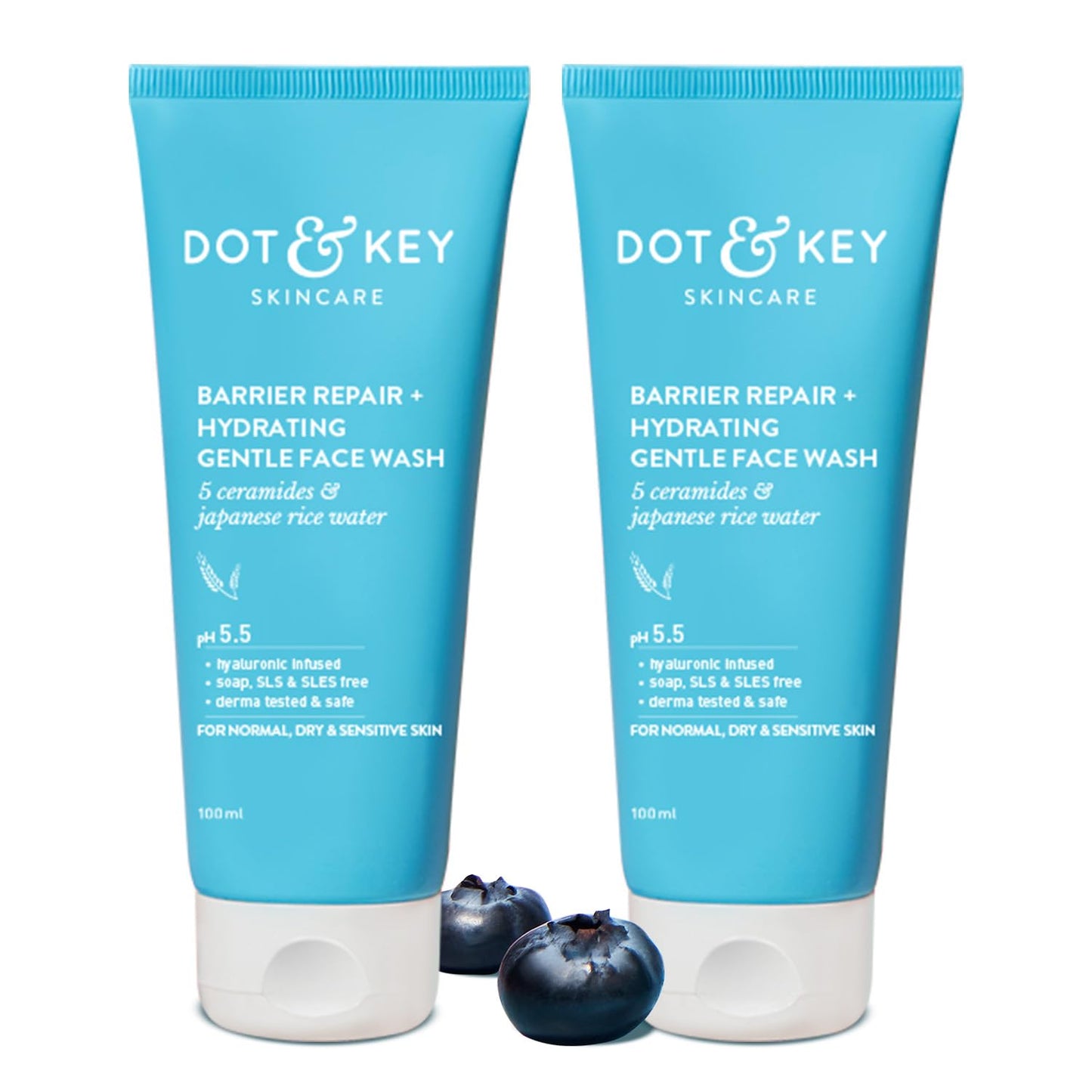 DOT & KEY Barrier Repair + Hydrating Gentle Face Wash With Probiotic