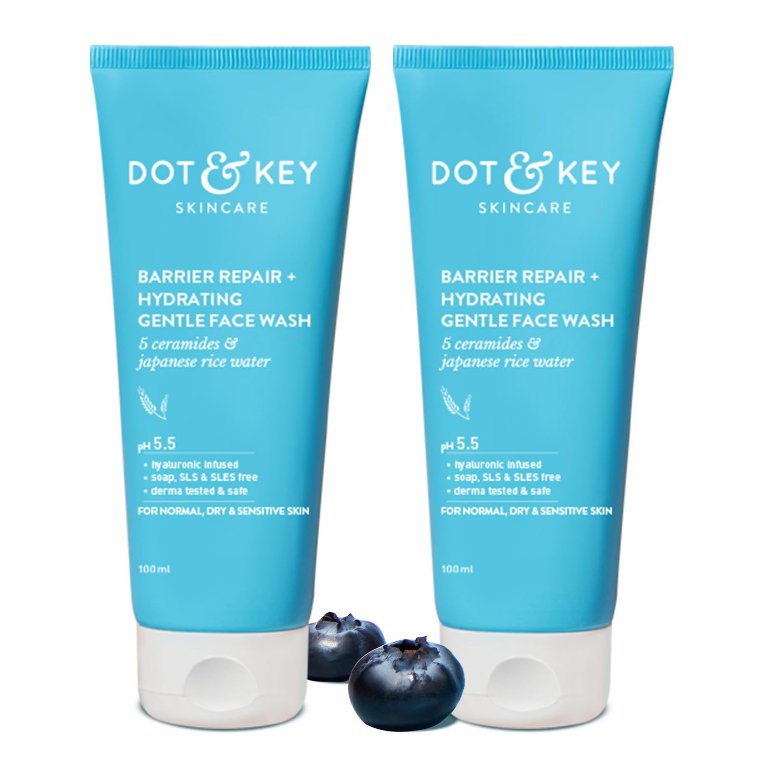 DOT & KEY Barrier Repair + Hydrating Gentle Face Wash With Probiotic
