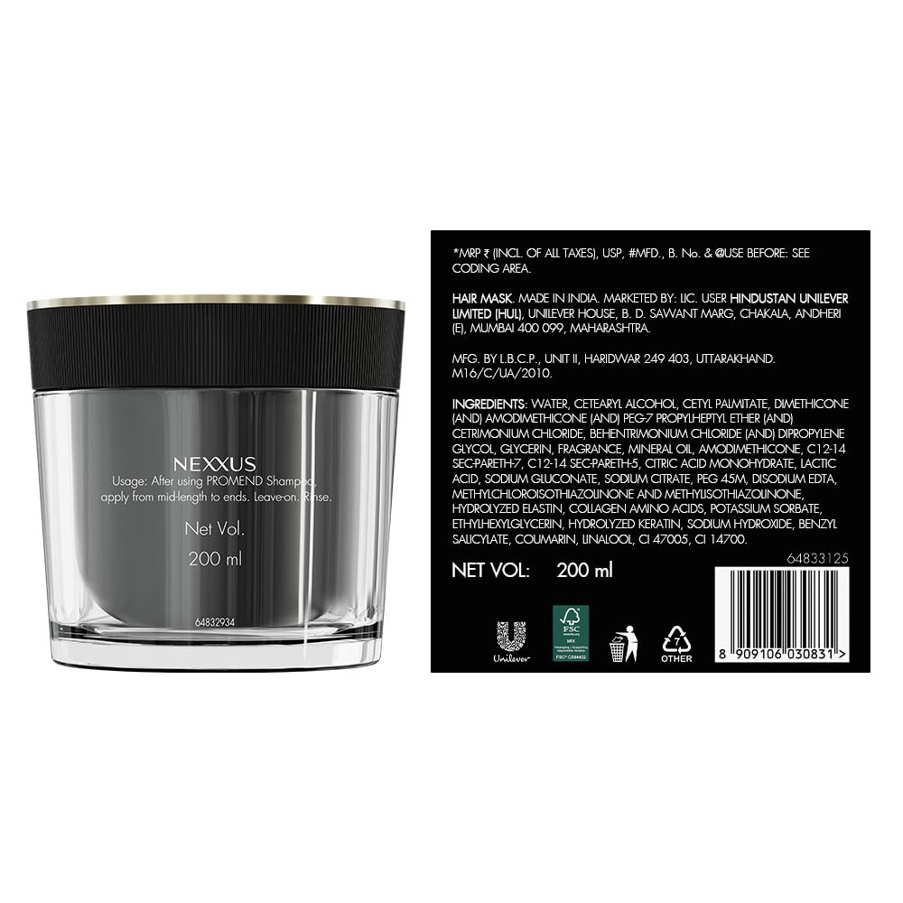 Nexxus Promend Repair Keratinizing Bond Treatment Mask for Damaged Hair I 200ml