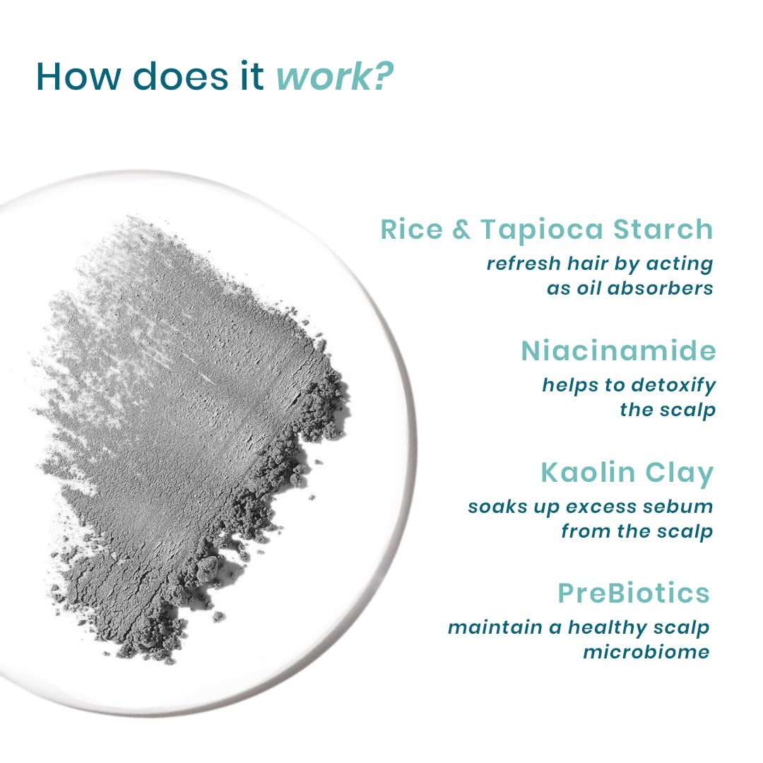 WishCare Luxury Dry Shampoo for Oily Hair with Niacinamide, 10g