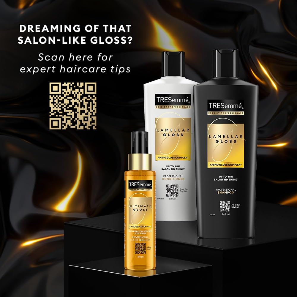 TRESemmé Gloss Ultimate Ultra Shine Hair Serum 50ml with Macadamia Oil & Vitamin E|| for Super shiny Finish