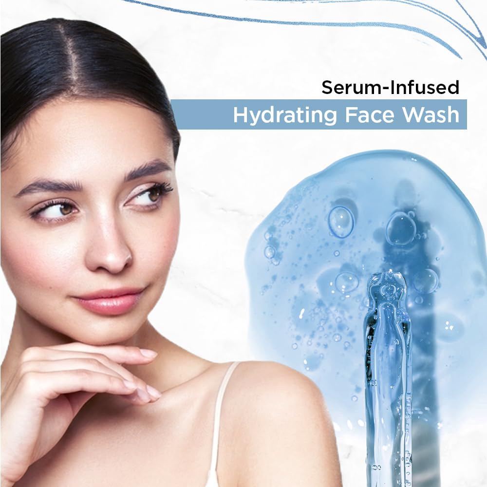 Streax Luxury Hydrating Face Wash 100ml - Hyaluronic & Glutathione Formula