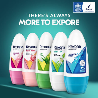 Rexona Aloe Vera Women's Antiperspirant Roll-On Deodorant 50ml