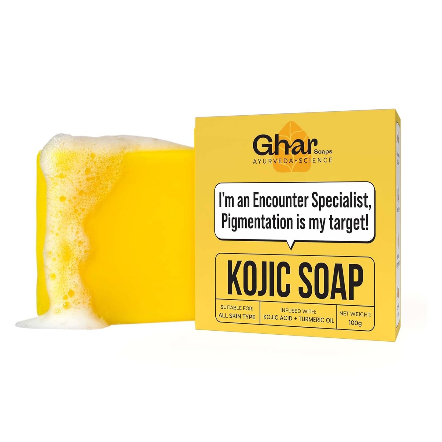 GHAR SOAPS Kojic Acid Brightening Soap Duo for All Skin Types