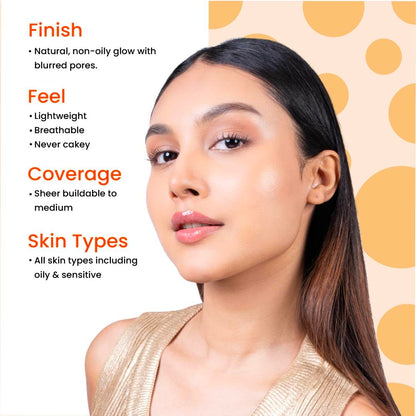 Foxtale SPF 50 Tinted Sunscreen with Niacinamide & Vitamin E 50ml