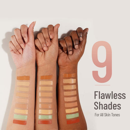 Swiss Beauty Liquid Light Weight Concealer With Full Coverage |Easily Blendable Concealer For Face Makeup With Matte Finish | Shade- Light - Moyen, 6g