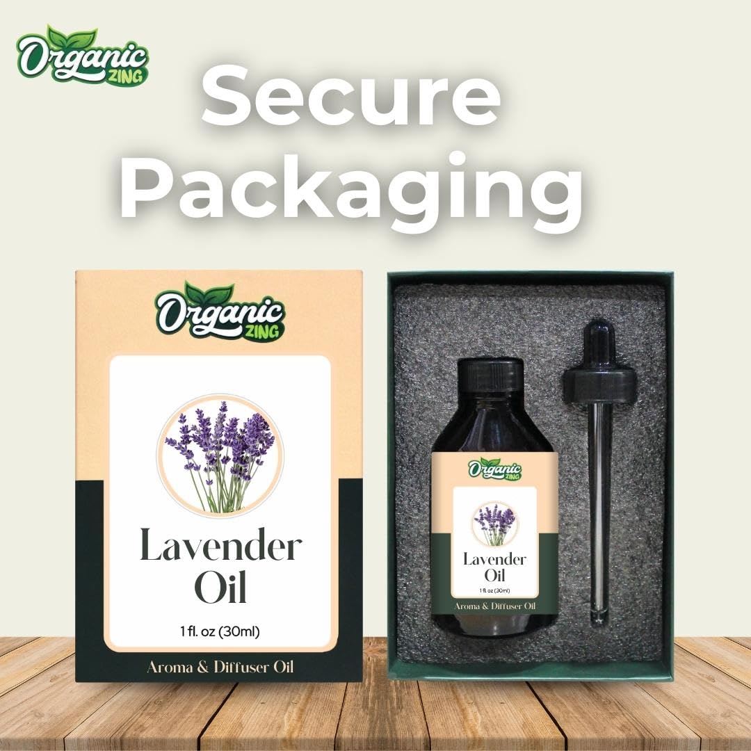 Organic Zing Lavender Aroma & Diffuser Oil for Festive Season, Spice up Your Christmas/Holiday/X-Mas/New Year Diffuser Oil