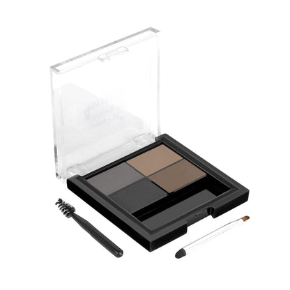 MARS Luxury Eyebrow Powder Set with Brush & Spoolie, Waterproof Formula