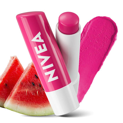 NIVEA Lip Balm, Fruity Berry Shine, 4.8gm, Purple