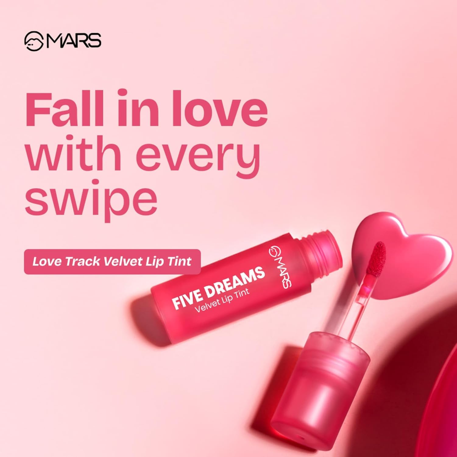 MARS Velvet Lip Tint - Matte, Lightweight, Highly Pigmented, 6 Shades