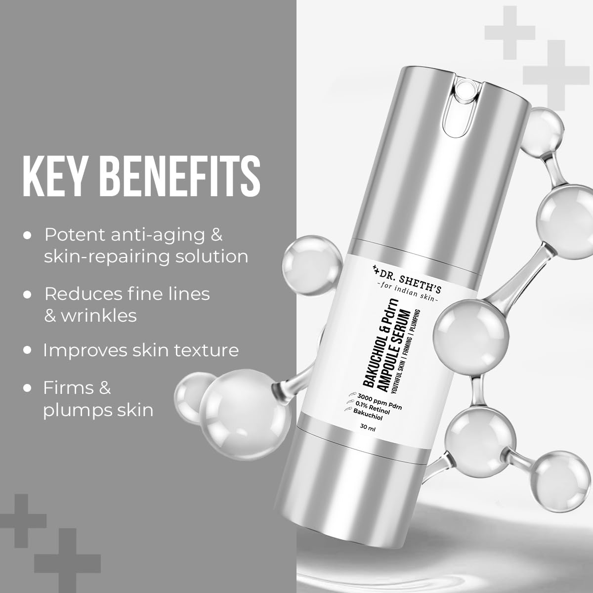 Dr. Sheth's Bakuchiol Retinol Serum for Firm, Smooth Skin 30ml