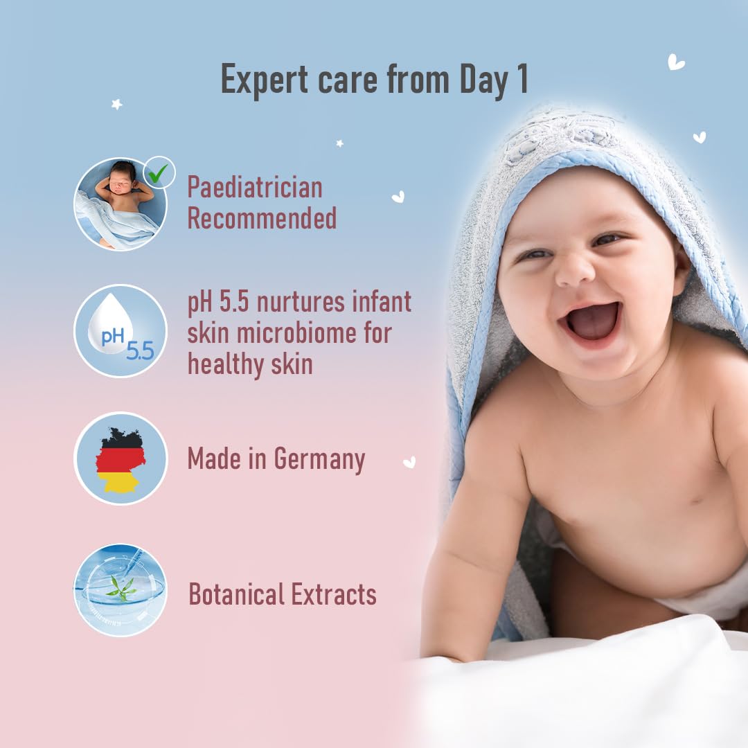 Sebamed Baby Cleansing Bar|pH 5.5 |Newborn bathing|Soap Free|Tear Free|100 gm