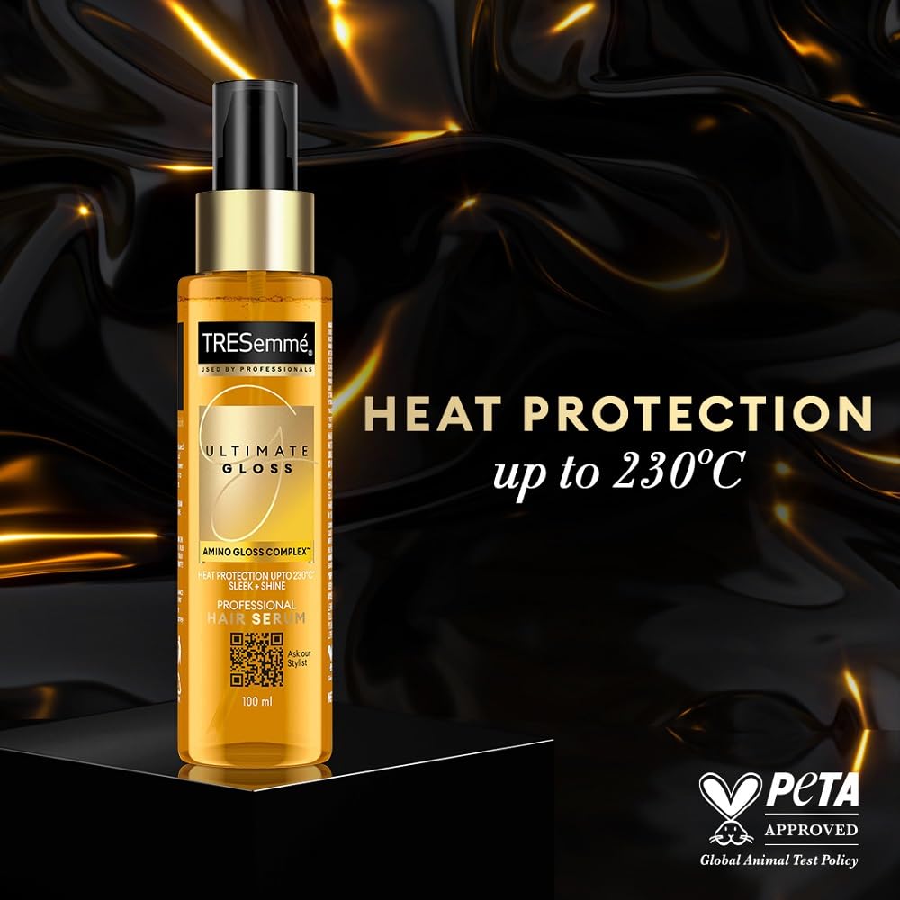 TRESemmé Gloss Ultimate Ultra Shine Hair Serum 50ml with Macadamia Oil & Vitamin E|| for Super shiny Finish