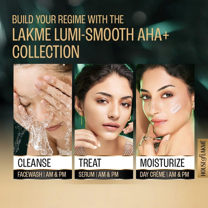 Lakme Lumi Smooth AHA+BHA+PHA+B3 cream to exfoliate & unclog pores 50G