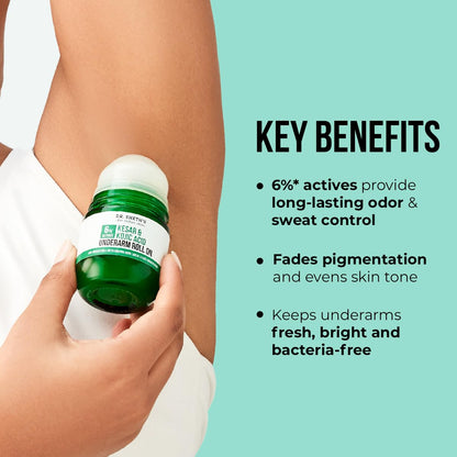 Dr. Sheth's Luxury Underarm Roll-On with AHA & Kojic Acid, 50ml