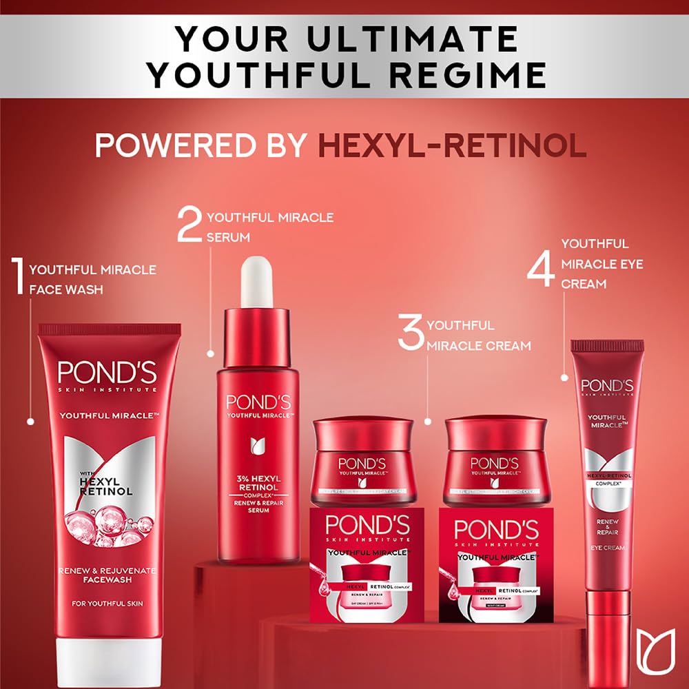 POND'S Youthful Miracle Retinol Serum 14ml for Renewal & Repair