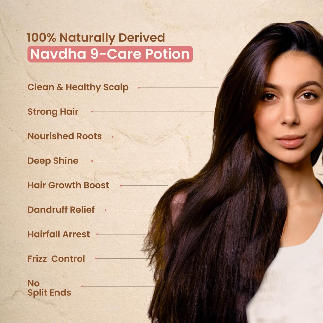 Nat Habit Hibiscus Navdha Shampoo for Hair Growth, Sulfate-Free, 250ml