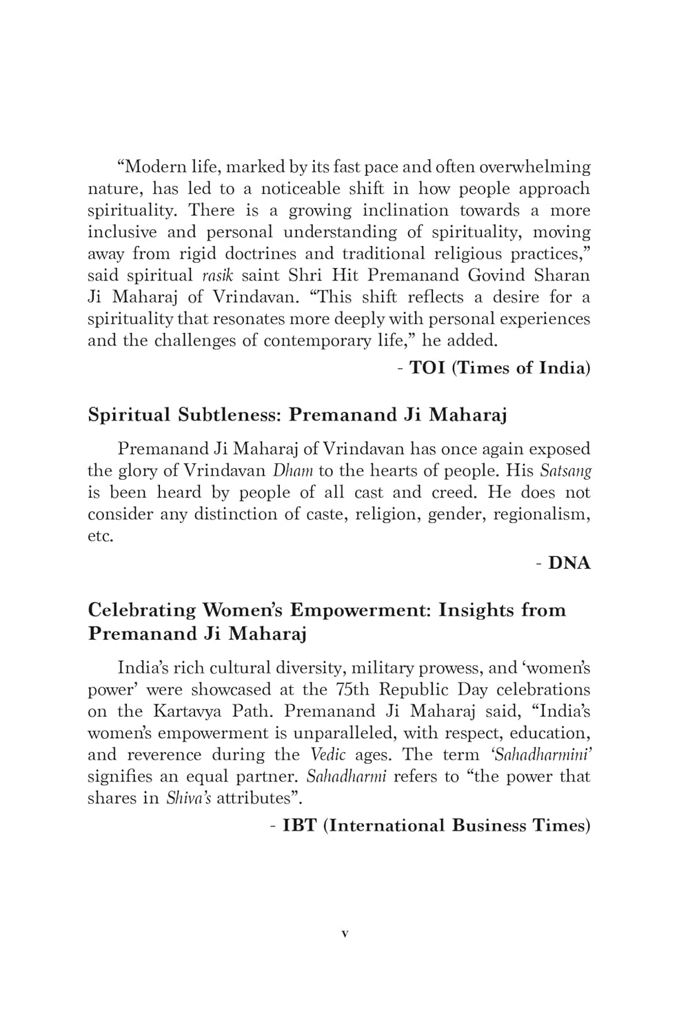 SPIRITUAL AWAKENING SHRI HIT PREMANAND GOVIND SHARAN JI MAHARAJ VOLUME 1 (PB 2024)