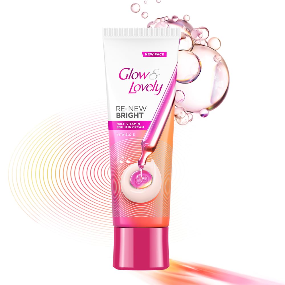 Glow & Lovely Multivitamin Serum Cream 80g for Radiant Skin
