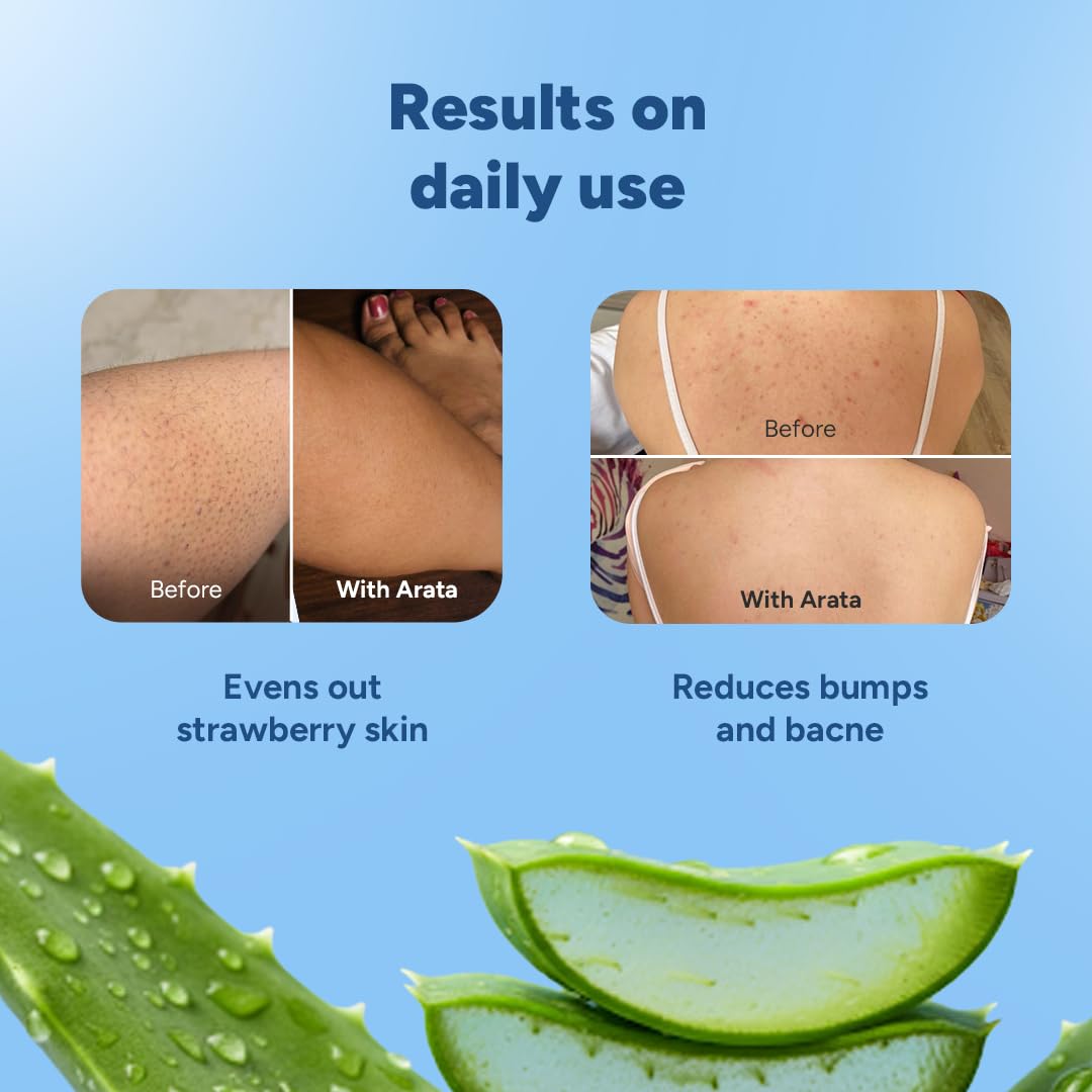 Arata Salicylic Acid Body Wash for Bacne & Bumpy Skin 300ml