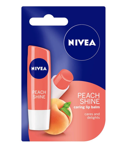 NIVEA Lip Balm, Fruity Berry Shine, 4.8gm, Purple
