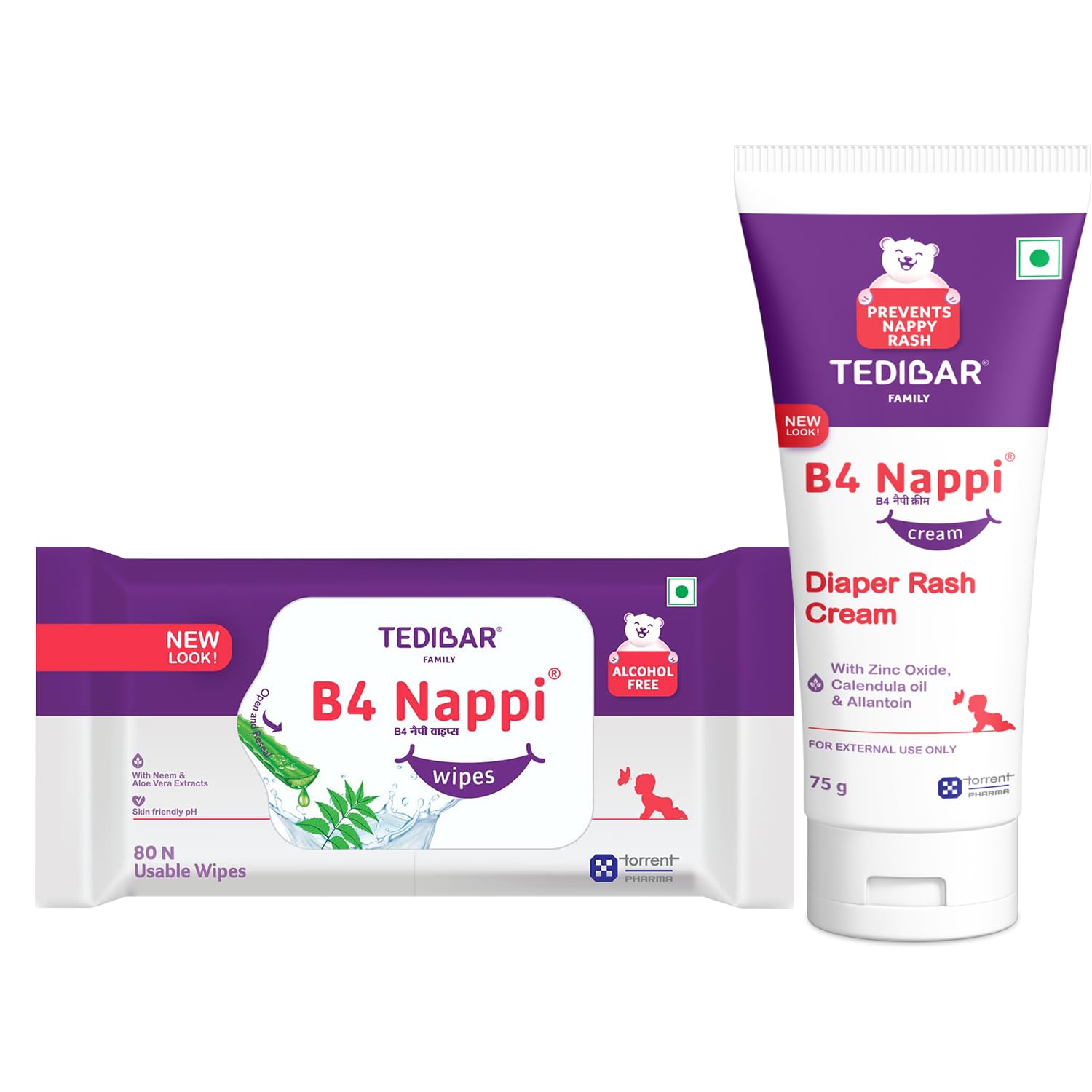 B4 Nappi Cream 75gm - Diaper Rash Prevention Cream.
