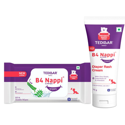 B4 Nappi Cream 75gm - Diaper Rash Prevention Cream.