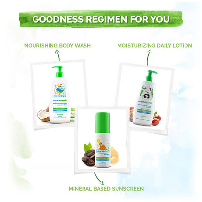 Mamaearth Moisturizing Daily Lotion For Babies - 200ml | Infused with Cocoa Butter, Shea Butter & Jojoba Oil | Helps to Relieve Dryness & Provides Deep Skin Nourishment