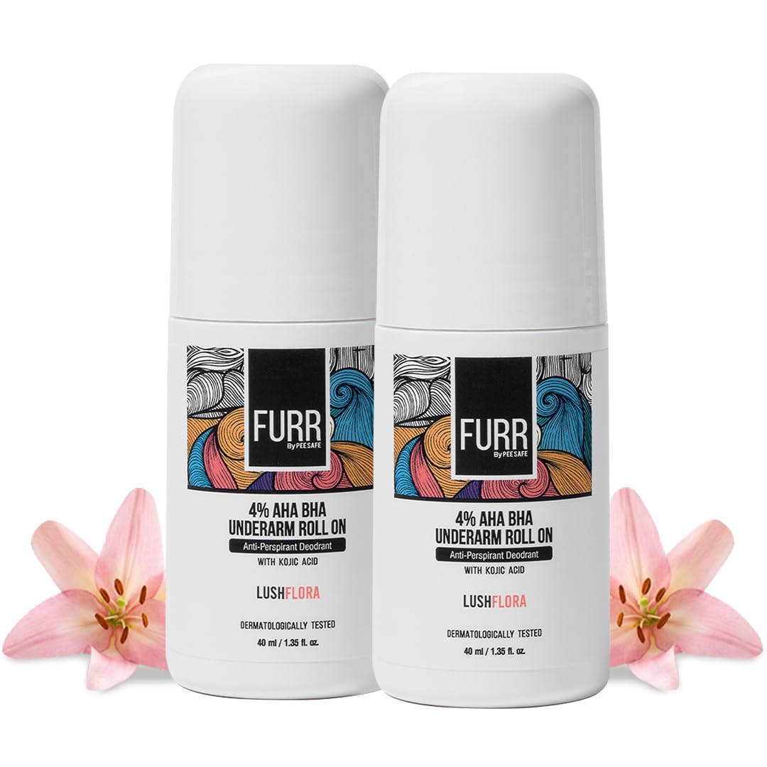 FURR Luxury Underarm Roll-On 40ml with AHA BHA & Kojic Acid