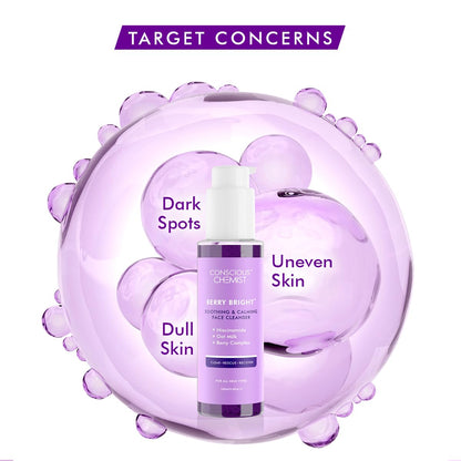 Conscious Chemist Berry Bright Soothing & Calming Face Cleanser 100ML
