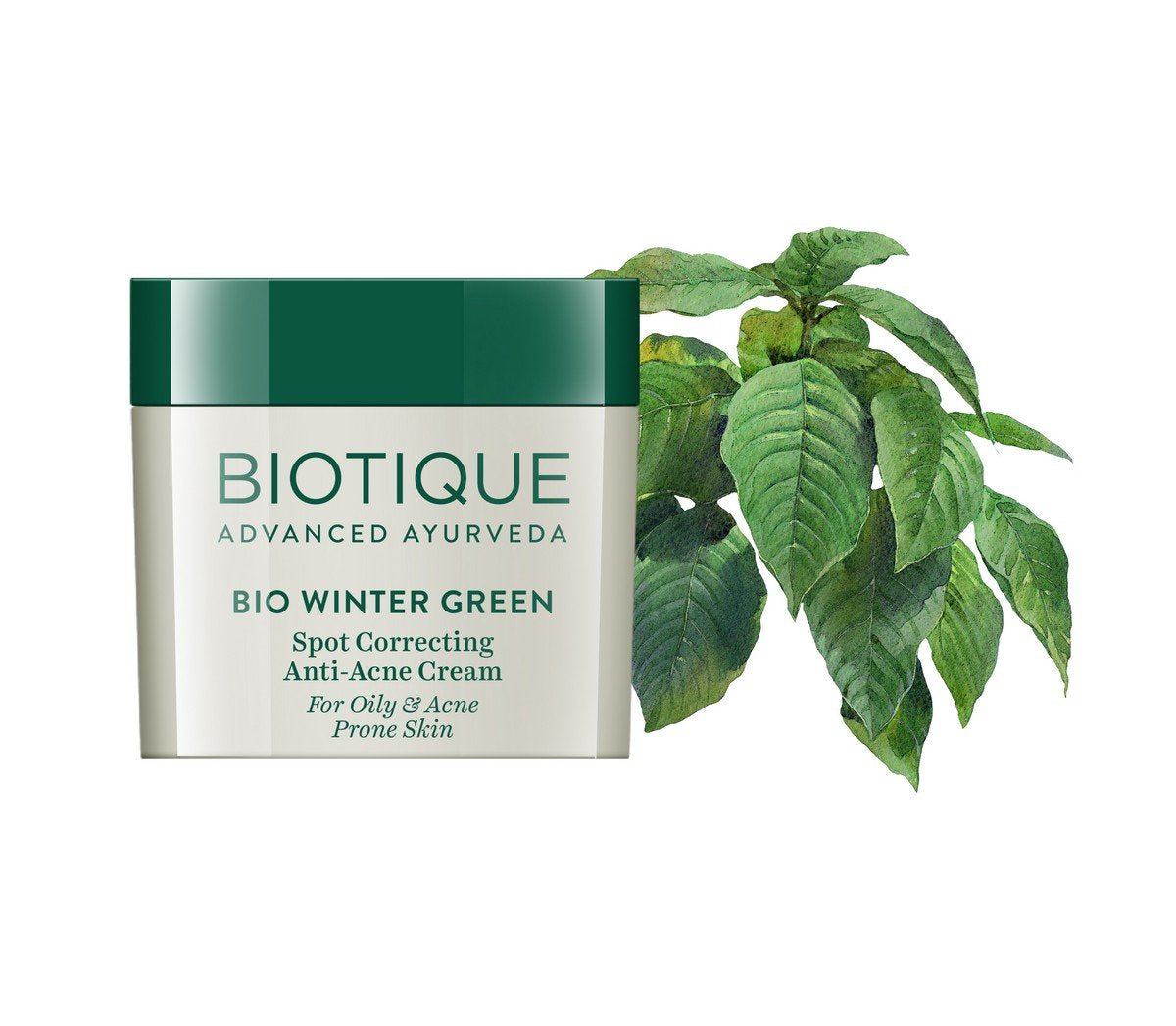 Biotique Winter Green Acne Spot Cream 15g - Luxury Blemish Control