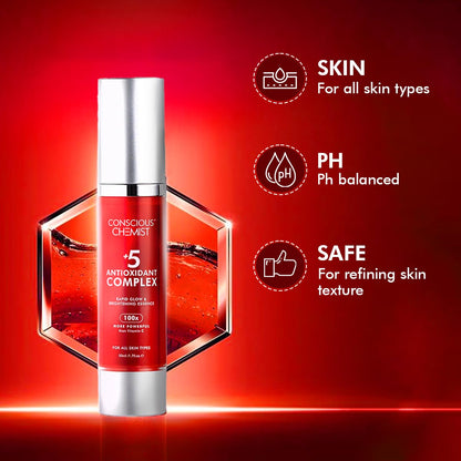 Conscious Chemist Radiant Glow Serum with Antioxidants & Retinol 50ml