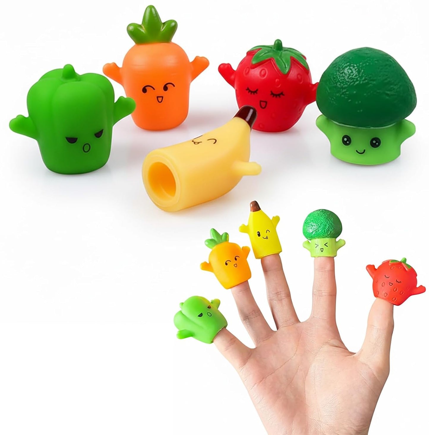 House of Quirk Animal Finger Puppets - Set of10