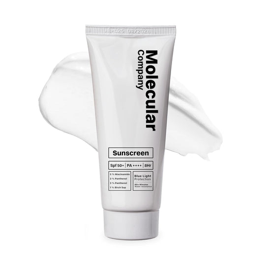 SPF 50+ Pa++++ | 5% Niacinamide | 3% Panthenol ( 2x More Hydrating than Hyaluronic Acid ) | 3% Lecorice 1% Birch Sap l Moisturising Gel Sunscreen ,For Oily, Dry, Sensitive, Combination, Dull, Acne Prone Skin| 50 G (100)