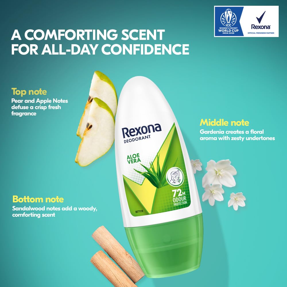 Rexona Aloe Vera Women's Antiperspirant Roll-On Deodorant 50ml